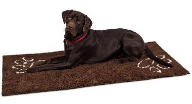 Non Slip Indoor Door Rug Soft Durable Pet Rug for Crate Machine Washable Quick Drying Entry Rug Door Mat for Dog & Cat HOMEIDEAS Absorbent Dog Rug Microfiber Chenille Dog Mat for Paws 