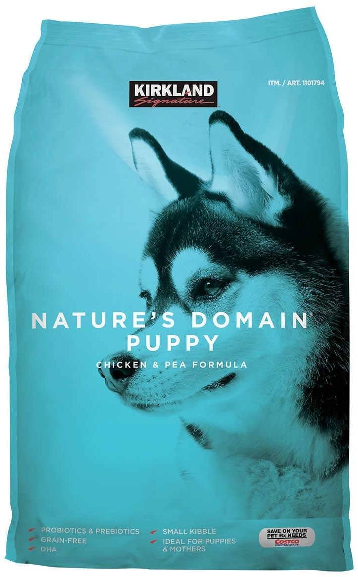 Kirkland Signature Nature's Domain Puppy Formula Chicken & Pea Dog Food