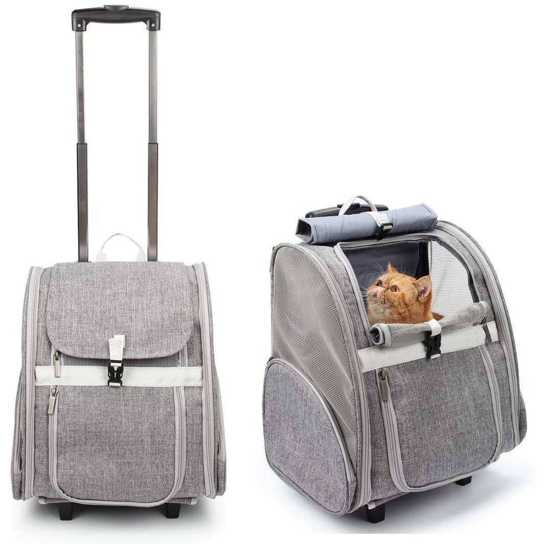 large rolling cat carrier