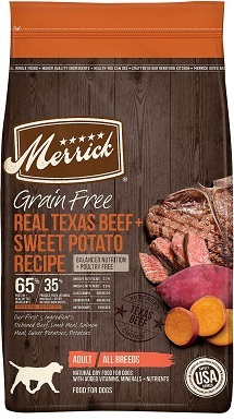 Merrick Grain-Free Texas Beef & Sweet Potato Recipe Dry Dog