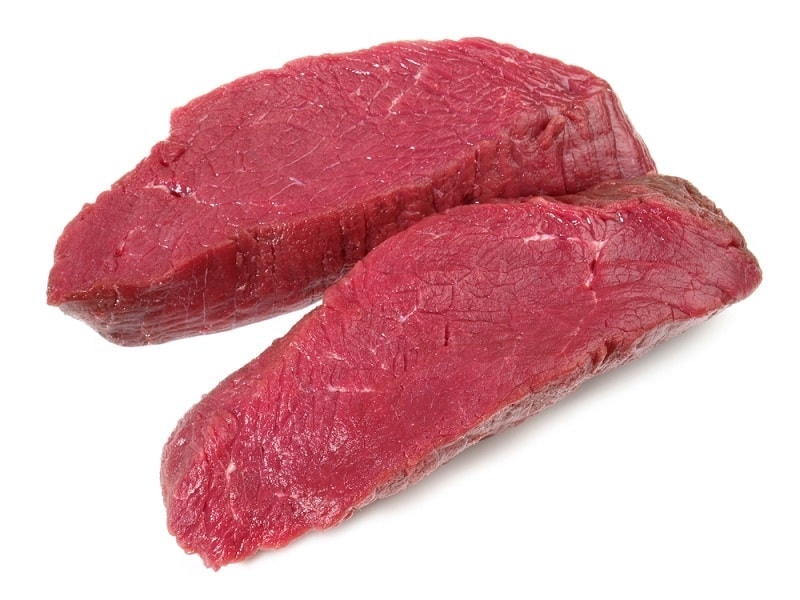 Ostrich Steaks on white Background_food impressions_shutterstock