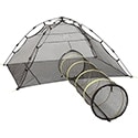 Outback Jack Kitty Compound Cat Playpen Tent & Tunnel