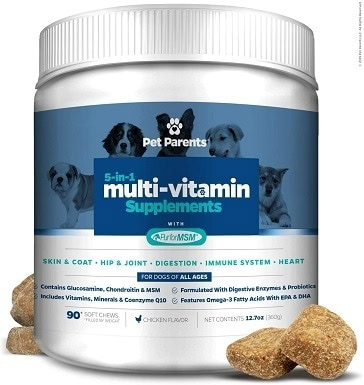dog vitamins without palm fruit oil