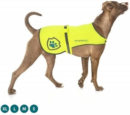 Festaprint Reflective Dog Vest Safety Vest Keeps Dogs Visible On and Off Leash in Both Urban and Rural Environments