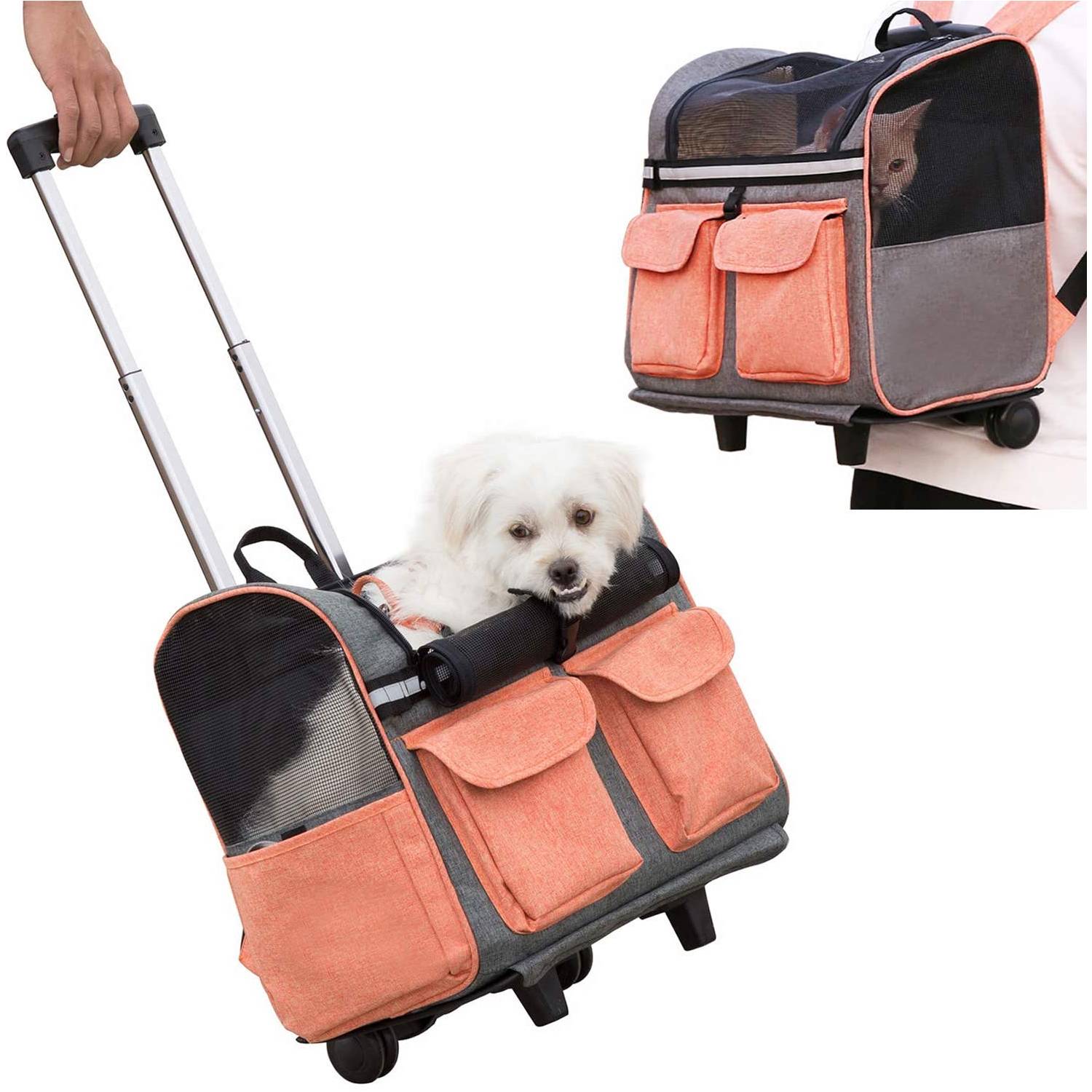rolling cat carriers