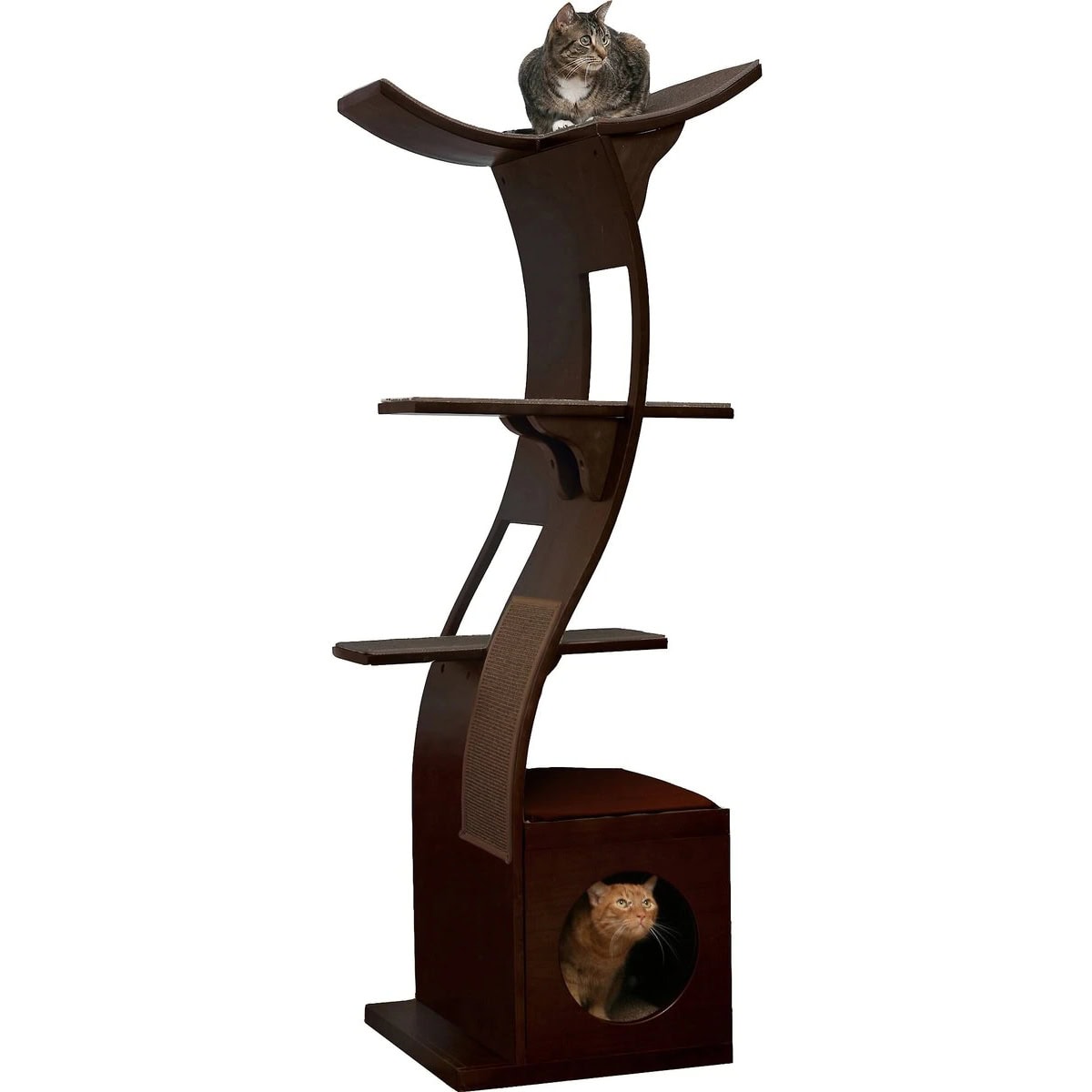 The Refined Feline Lotus 69-in Cat Tree New