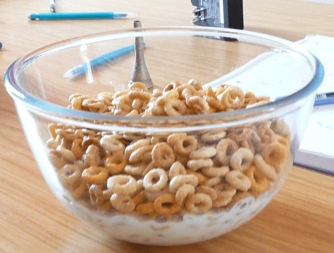 bowl of cheerios