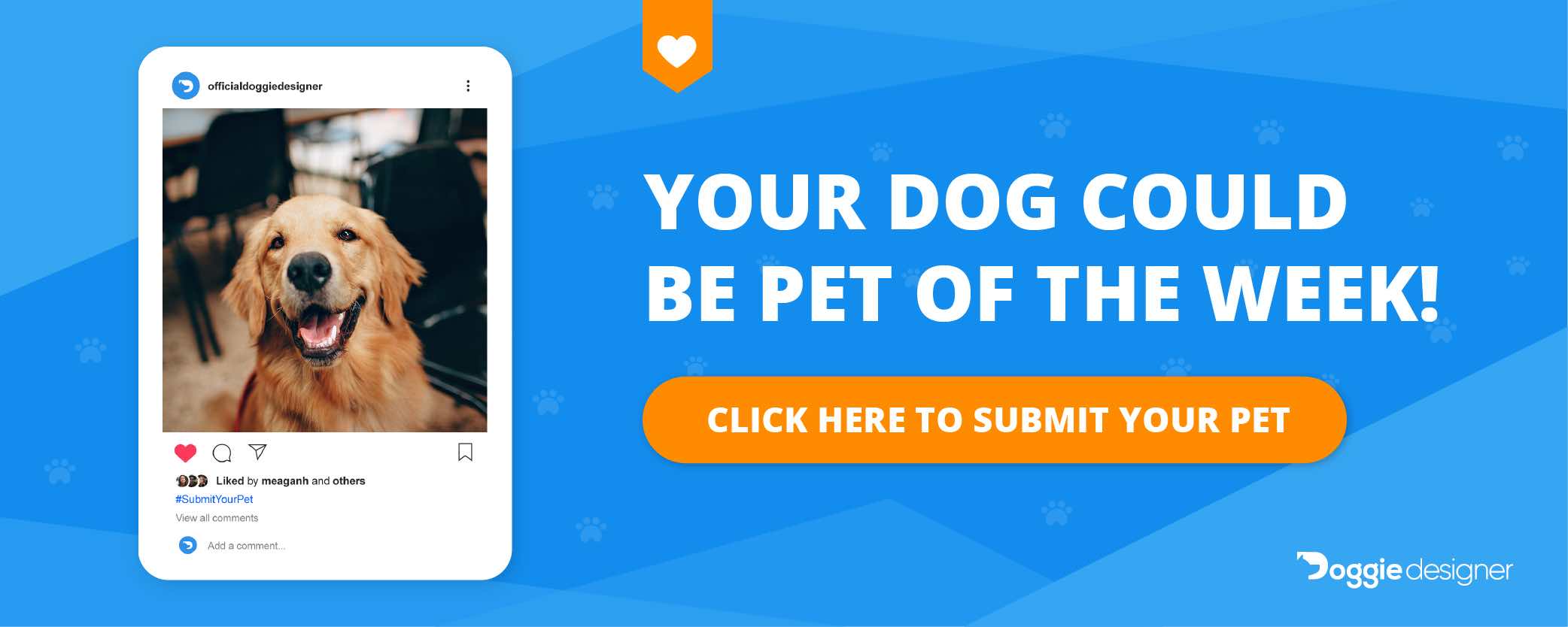 submit your pet graphic golden retriever