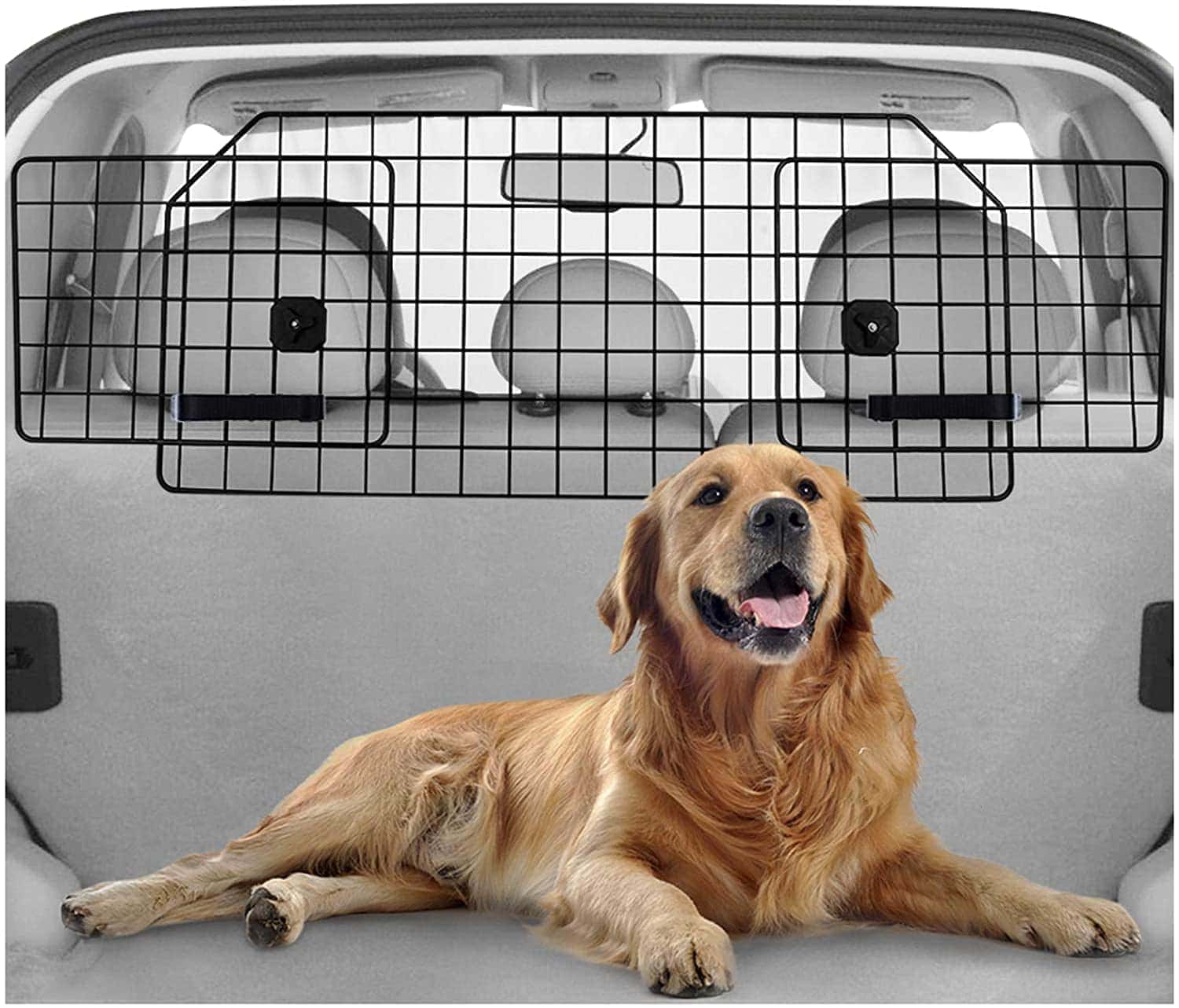 using rabbitgoo Dog Car Barrier