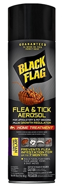 Black Flag Flea & Tick Aerosol Home Treatment Spray