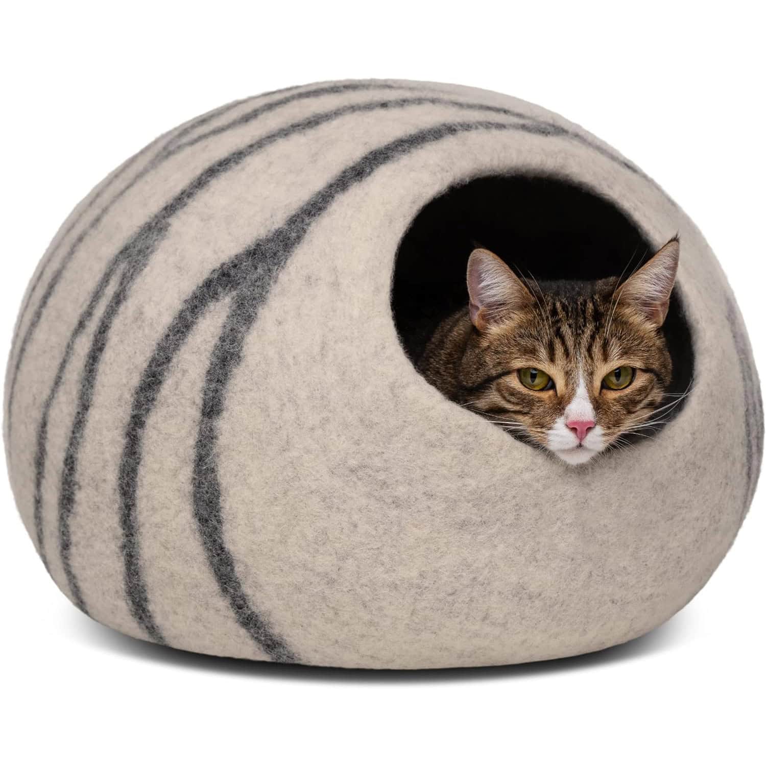 MEOWFIA Premium Felt Cat Bed Cave