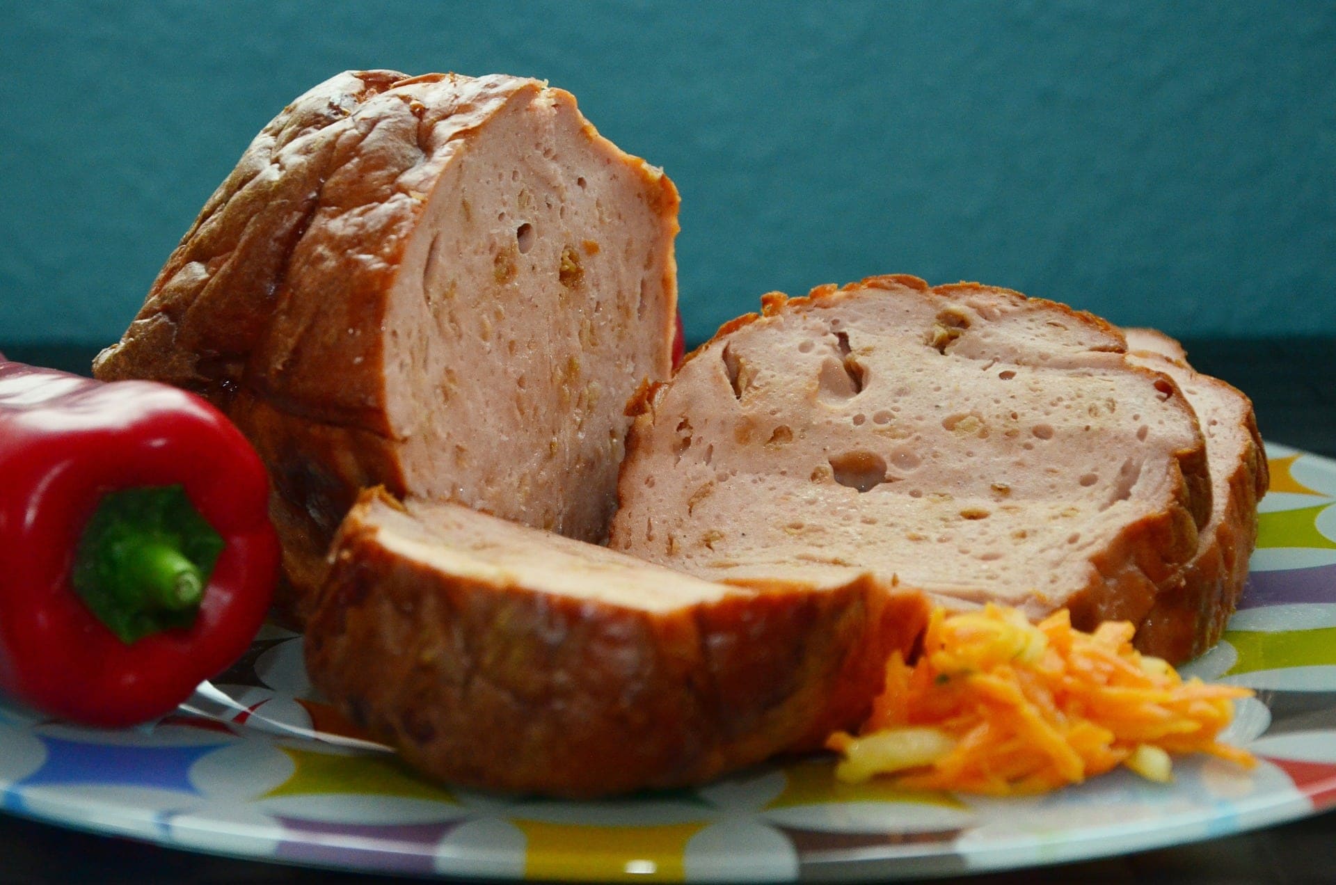 Bánh mì thịt với giấy chuông