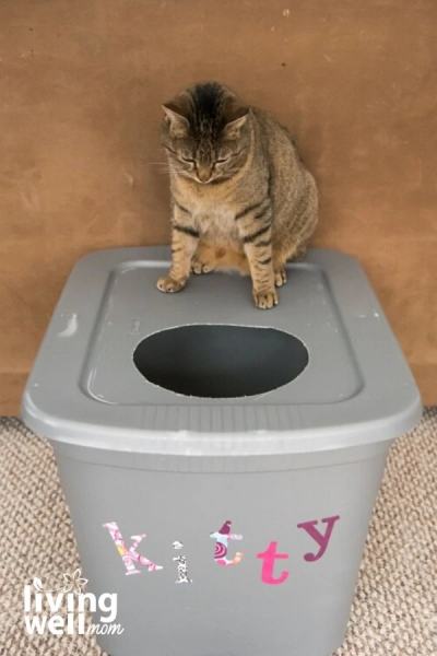 THE ORIGINAL DIY MESS FREE CAT LITTER BOX