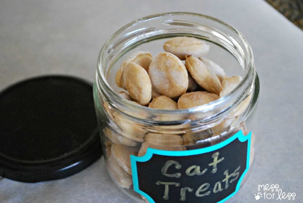 Homemade Cat Treats- Mess for less