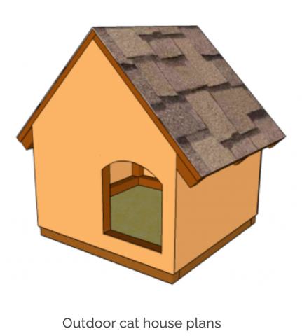 Outdoor Cat House Plans