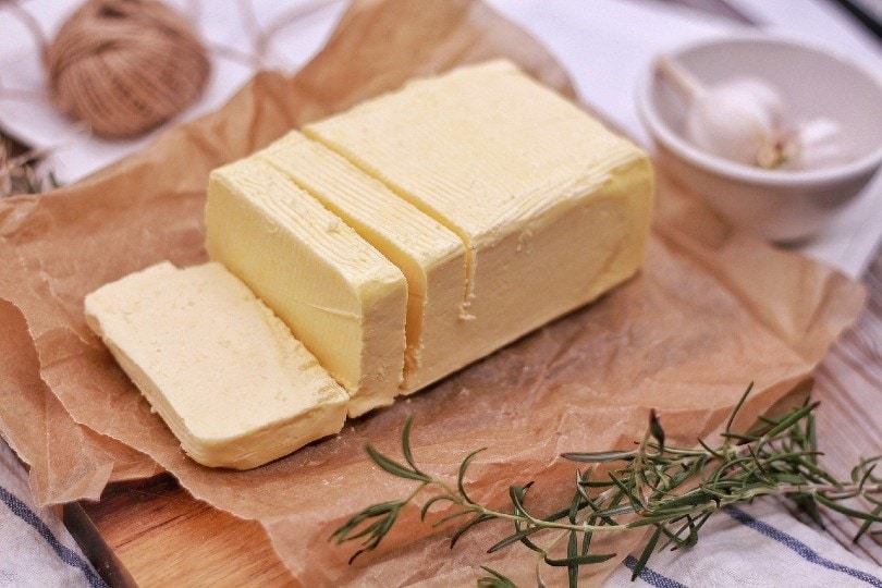 a block of butter and other spices
