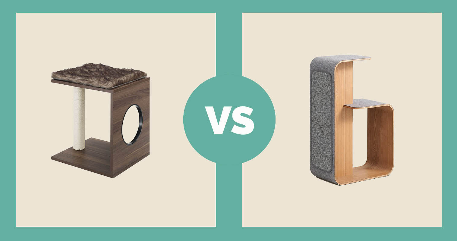 Sam's Pets Sheree 17-in Cat Tree vs. Tuft + Paw Sprout