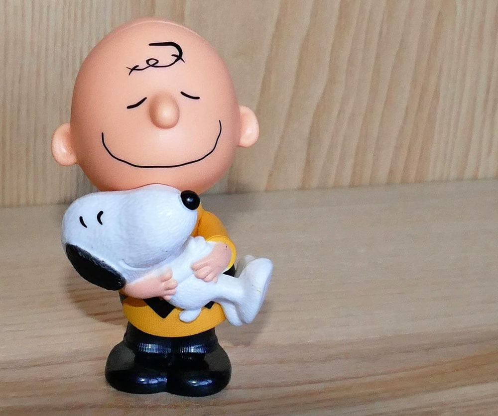 Charlie Brown and Snoopy toy