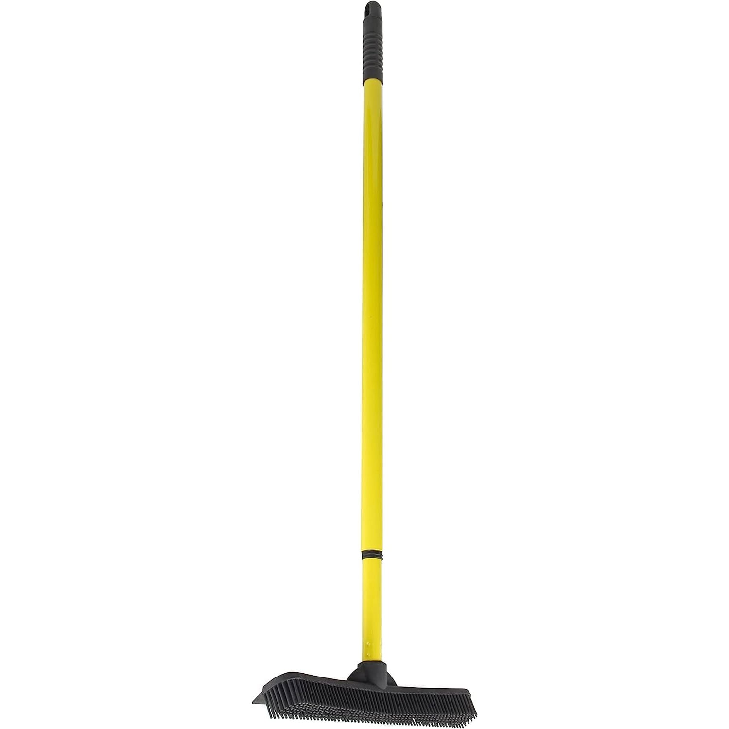 FURemover Original Indoor Pet Hair Rubber Broom with Carpet Rake and Squeegee 