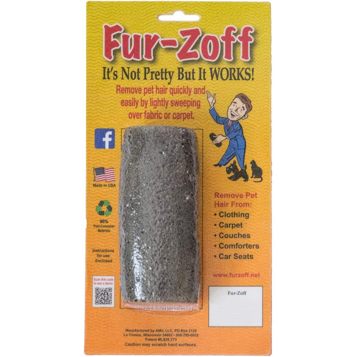 Fur-Zoff Pet Hair Removal Tool