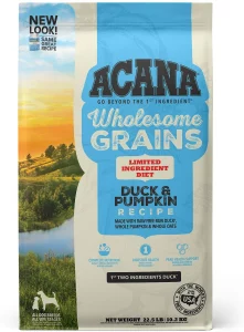 ACANA Singles + Wholesome Grains Limited Ingredient Diet Duck & Pumpkin Recipe Dry Dog Food