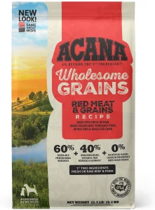 ACANA Wholesome Grains Red Meat Recipe Gluten-Free Dry Dog Food