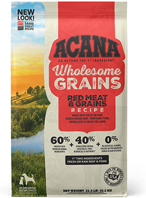 Acana Wholesome Grains Red Meat & Grains