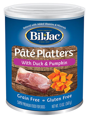Bil-Jac Pate Platters Grain-Free with Duck & Pumpkin Canned Dog Food
