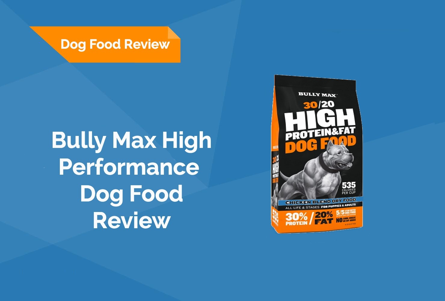 Bully Max High Performance Dog Food Reiew featured image