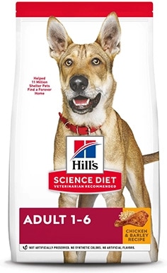Hill’s Science Diet Chicken & Barley dog food