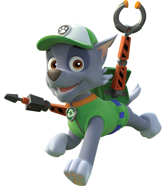 Rocky from Paw Patrol - Guru Animation Studio, Spin Master Ltd