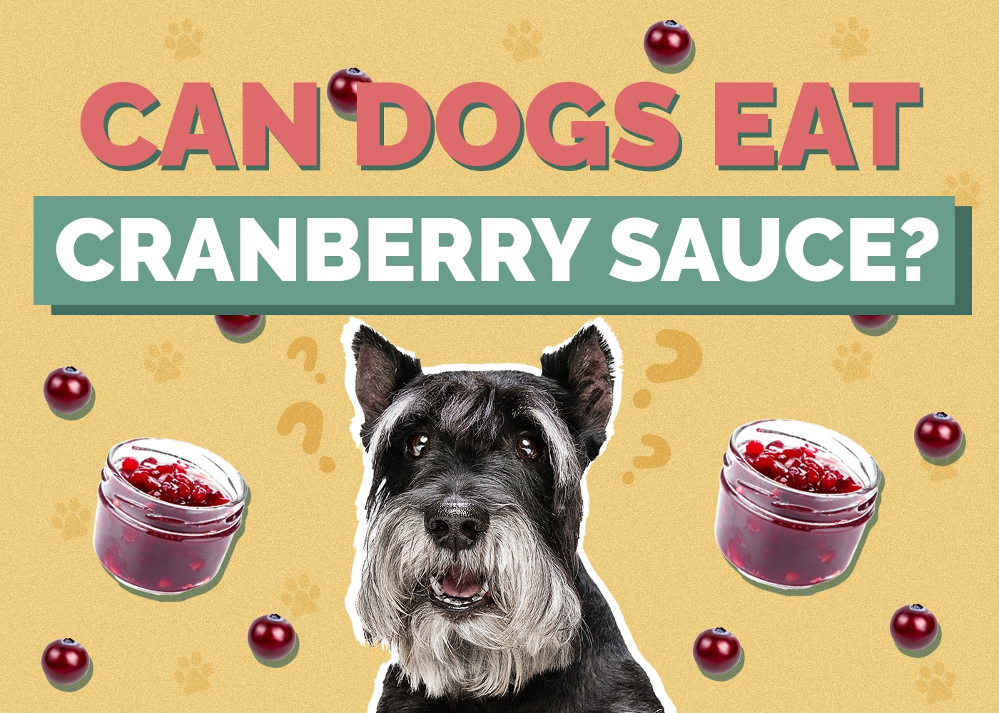 Dogs have discount cranberries