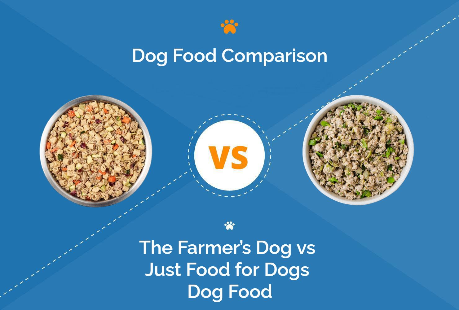 The Farmer’s Dog Vs. Just Food for Dogs dog food