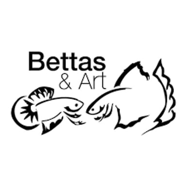 cá betta và logo nghệ thuật