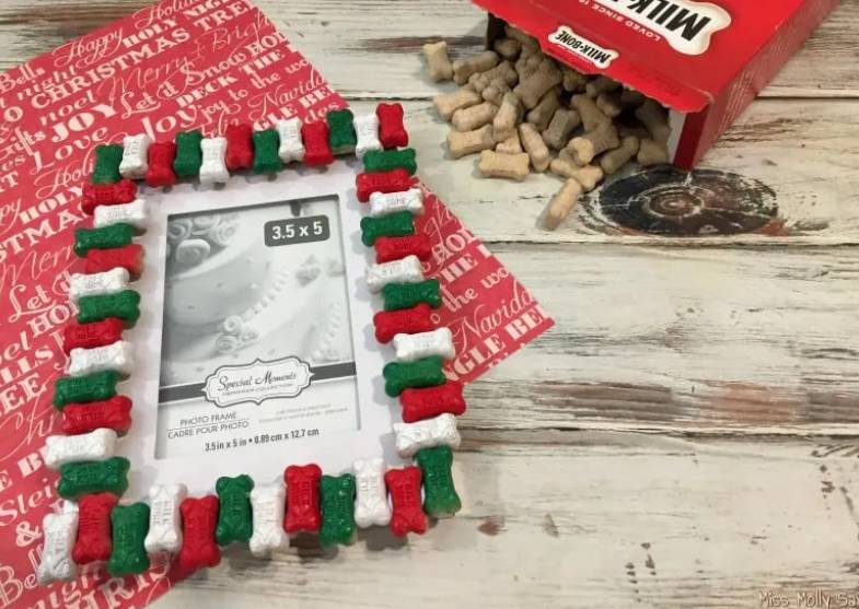 DIY Dog Bone Picture Frame