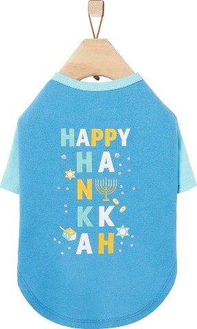 Frisco Happy Hanukkah Pet T-shirt