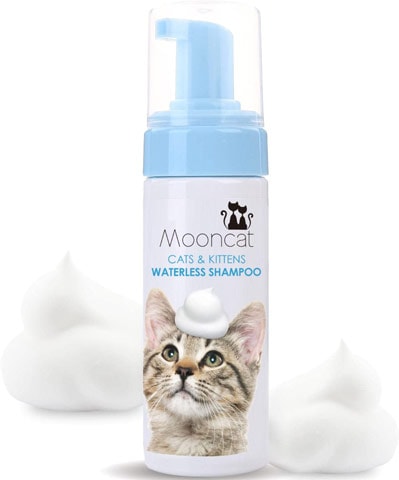Dầu gội cho mèo không nước Mooncat