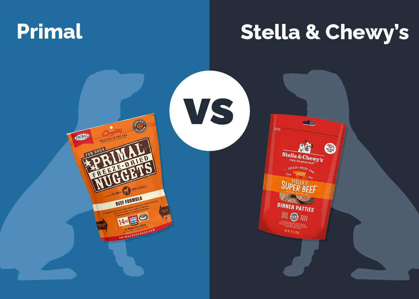 Primal vs Stella & Chewy's
