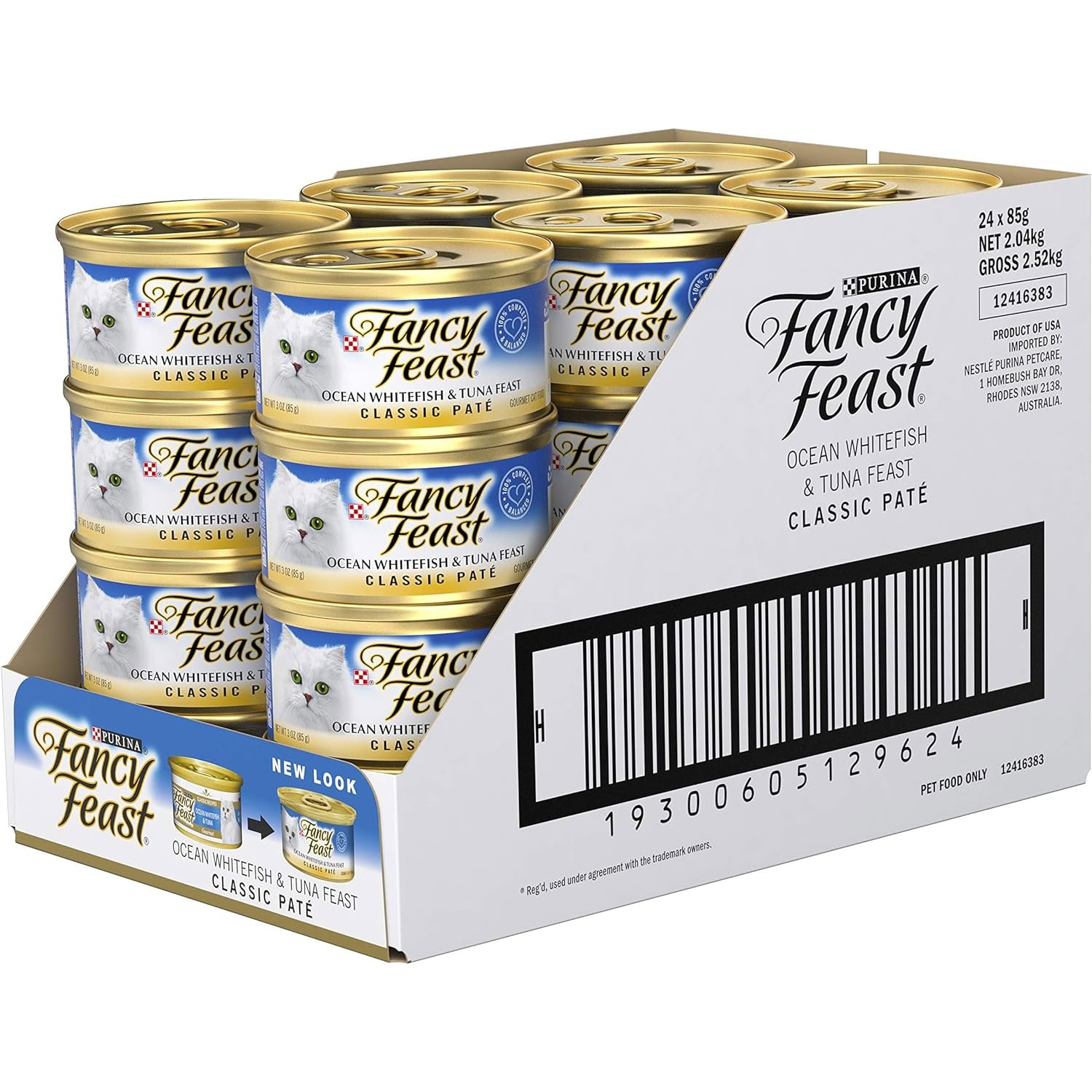 Fancy Feast Whitefish & Tuna Pate Wet Cat Food