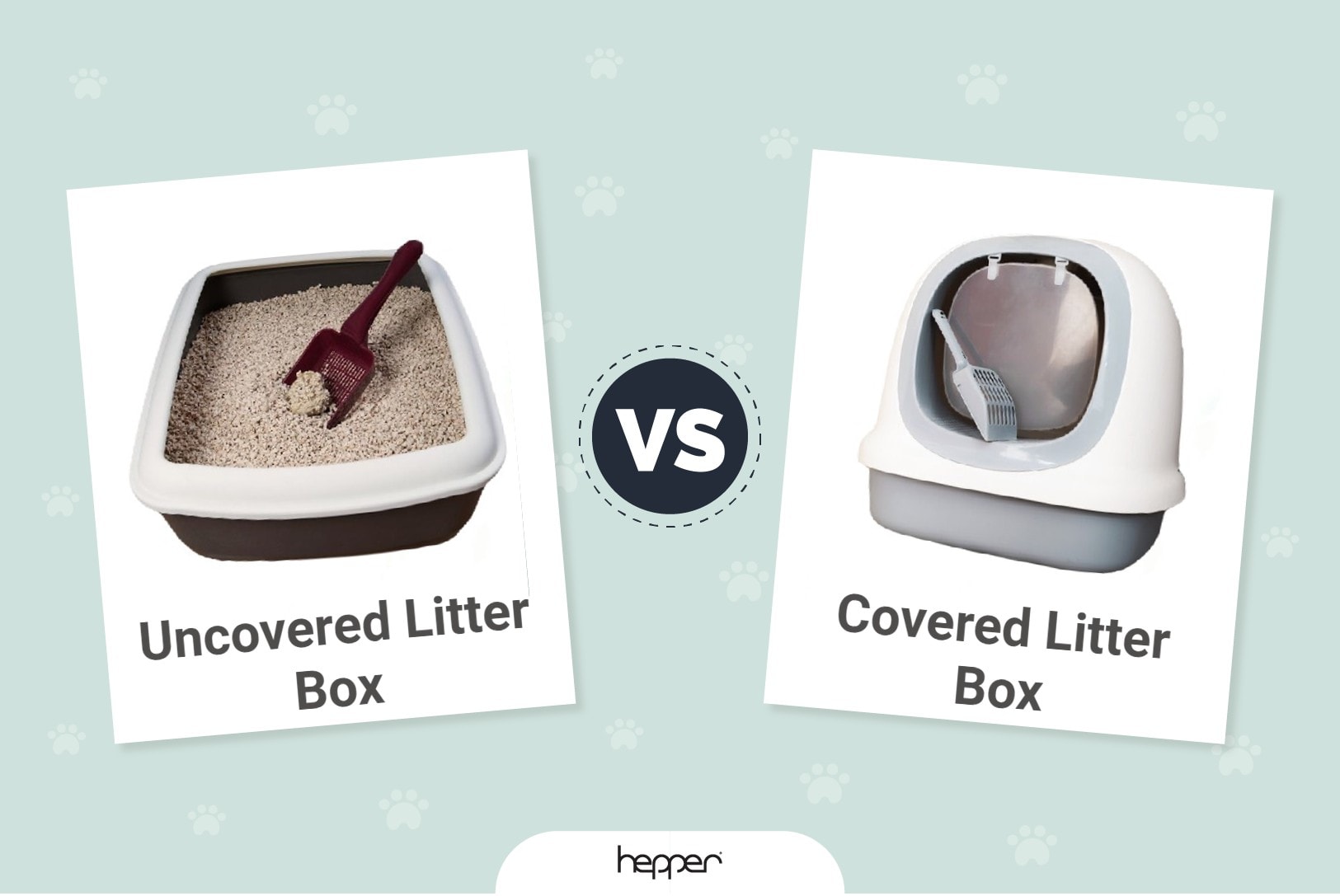 Covered vs Uncovered litter box