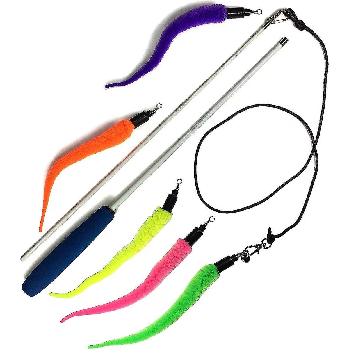 Pet Fit For Life 5 Piece Squiggly Worm Wand