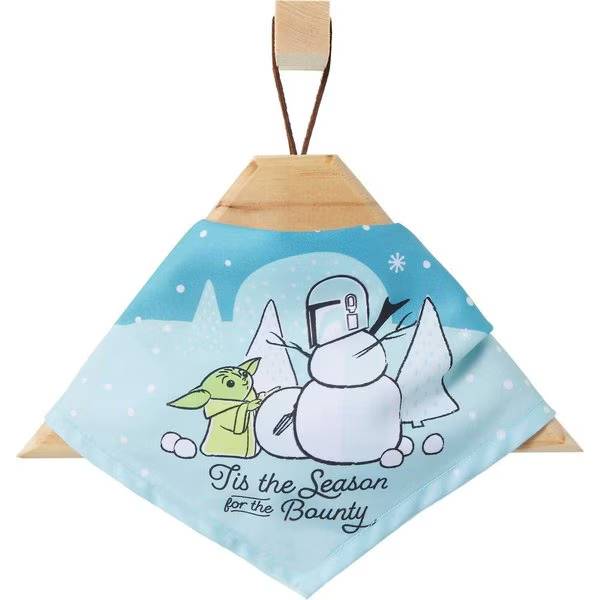 STAR WARS THE MANDALORIAN GROGU _Tis the Season_ Dog & Cat Bandana 