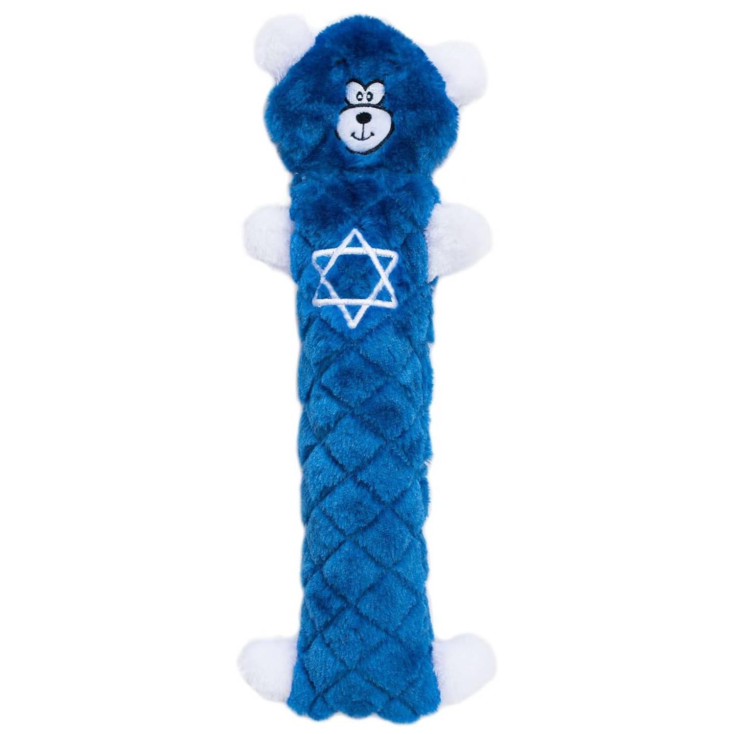 ZippyPaws Hanukkah Blue Bear