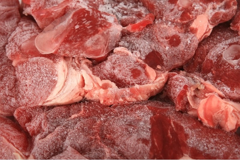 Frozen beef brisket