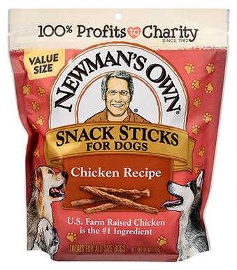 Newman’s Own Snack Sticks Chicken Recipe Grain-free Dog Treats