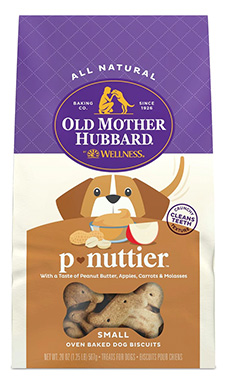 Old Mother Hubbard by Wellness P-Nuttier Natural Small Oven-Baked Biscuits Dog Treats