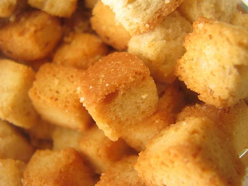 crouton cận cảnh