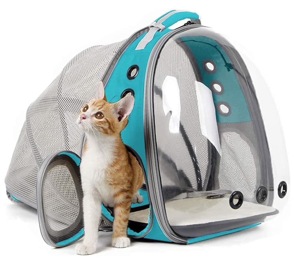 Back Expandable Cat Backpack Carrier 
