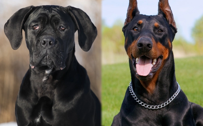 The parents of Cane Corso Doberman Mix - Featured Image