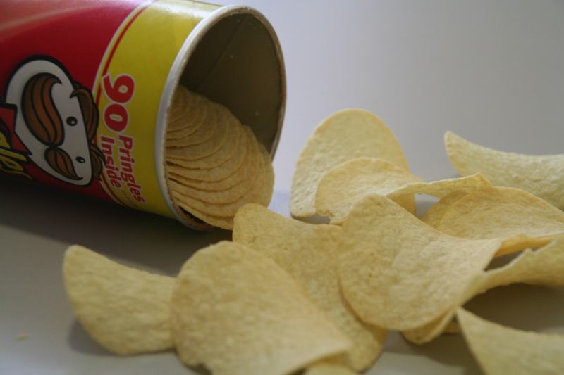pringles potato chips junk food